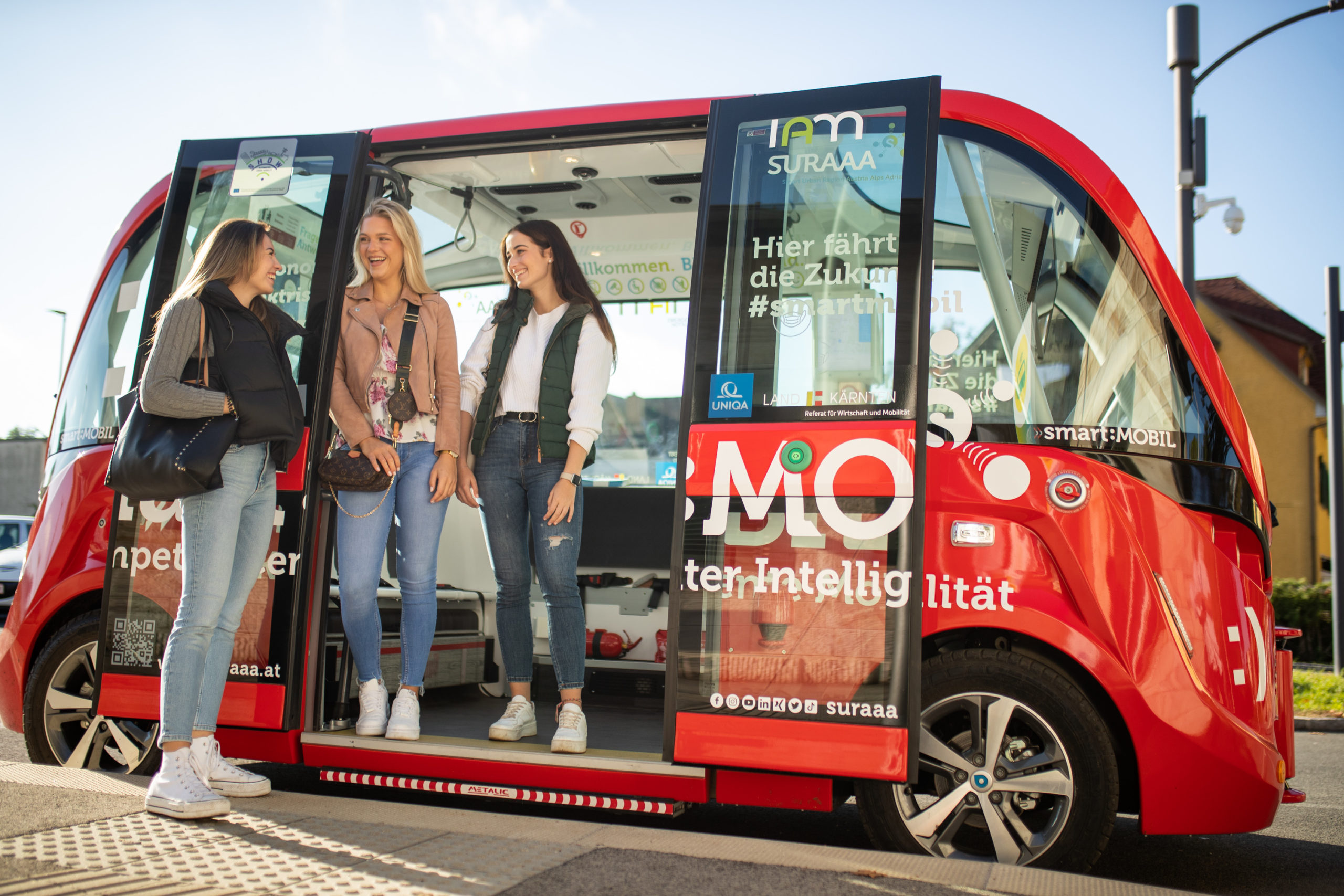 Modelfotos im Shuttle